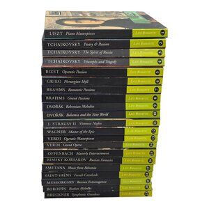 Classic Composers Late Romantic CD Set 21 Liszt Wagner Brahms Tchaikovsky